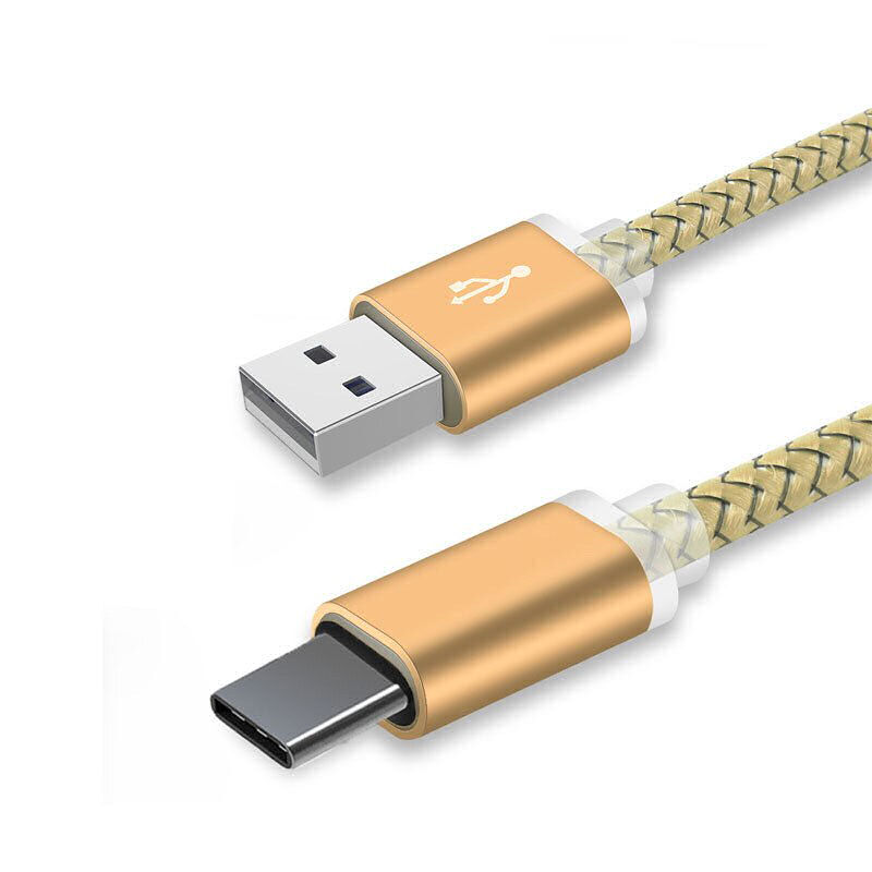 Volcano Growl End table Cablu Date Si Incarcare USB La USB Type-C 10mm OCUBE - Auriu