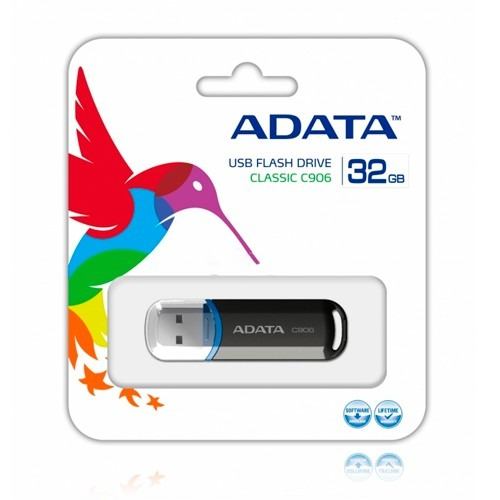 Stick de memorie ADATA 32GB, C906, Negru