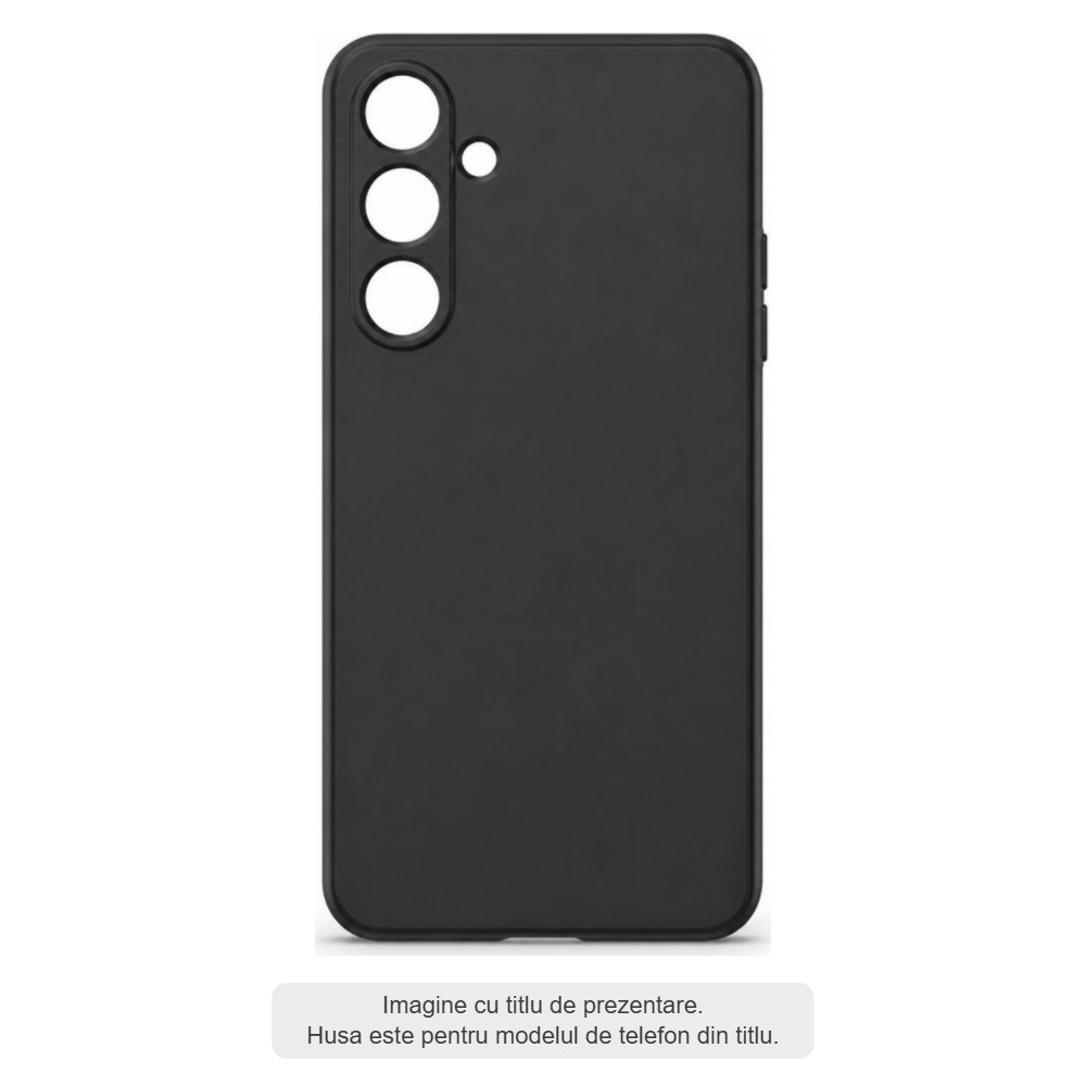 Husa TPU pentru Samsung Galaxy S26, Mata, Neagra